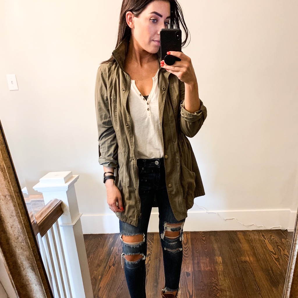 Olive Mossimo Jacket